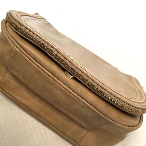 Steve Madden Vegan Flap Messenger Crossover Mocha Tan Shoulder Bag Purse - Picture 13 of 16